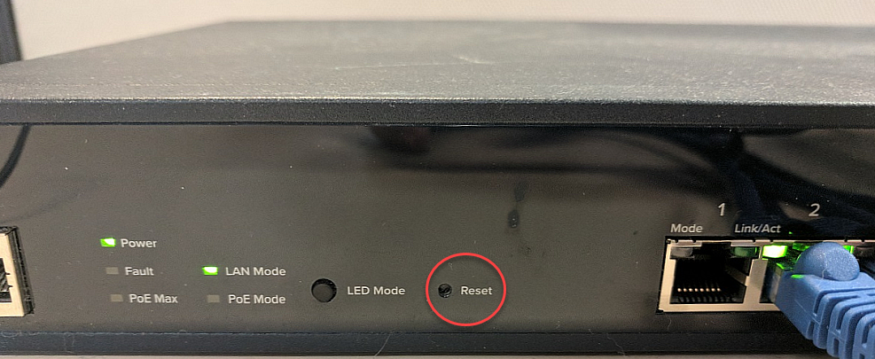 Device Reset Pinhole